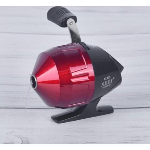 Alloy Fishing Reel Saltwater Closed Face Under-spin Reel 3.0:1 Powerful Gear Drive Red Fishing Reels