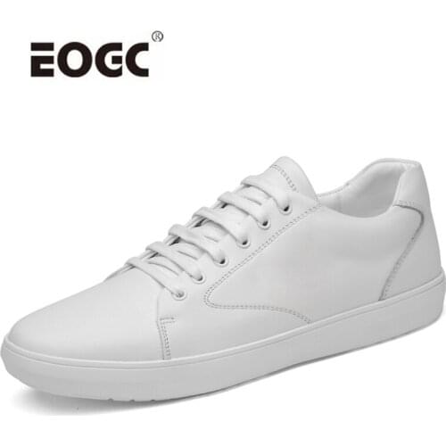 Natural Leather Men Casual Shoes Waterproof Breathable Soft Flat Shoe Non-Slip Walking Shoes Men Zapatos Hombre