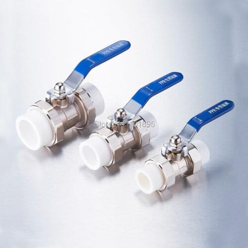 X23002 Good Quality 1/2 to 2 Inch Size of Brass Material Water Pipe PPR Ball Valve