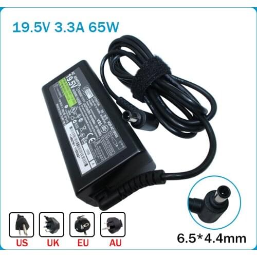 19.5V 3.3A 65W Laptop Ac Adapter Charger For Sony VAIO VGP-AC19V43/VGP-AC19V44 VGP-AC19V48 VGP-AC19V49 VGP-AC19V63
