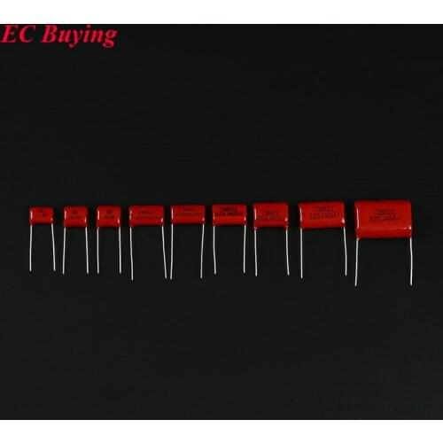10pcs CBB Metallized Polyester Film Capacitors CBB22 Capacitor 0.022uf 0.01uf 0.047uf 0.1uf 0.22uf 0.33uf 0.47uf-3.3uf 400V