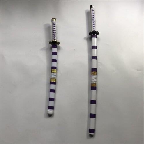 100cm Cosplay sandai kitetsu sword Weapon Armed Katana Espada Wood Ninja Knife Samurai Sword Prop Toys For Teens