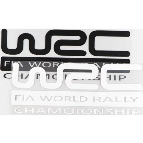 30.4CM*11.8CM WRC Funny JDM Window Car Sticker Vinyl Cool Decal