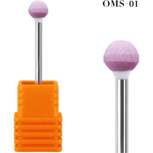 5 models Rubber Nail Drill Bit Abrasives Router Bits Diamond Milling Cutter Nail Tool Electric Manicure Drill Accessories