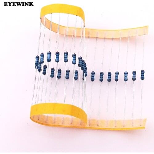 5000pcs/1/4W resistor 1% metal film resistor module 1K 2K 4.7K 10K 100K 220K 220Ohm 330 Ohm 680 Ohm 1M resistor