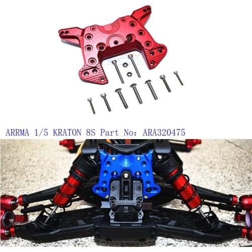 ALUMINUM FRONT SHOCK MOUNT Porous Position Mount ARRMA 1/5 KRATON 8S -Piece MAKX028 ARA320475