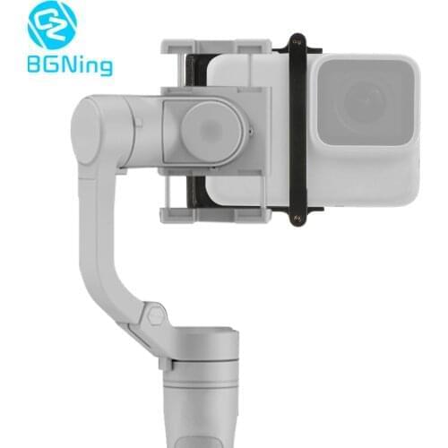 BGNing Handheld Gimbal Adapter Switch Mount for XIAOYI /AEE S60 S70 S71 for DJI Action Ricca for Gopro 8 7 6 5 Sports Camera