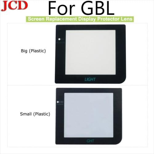 JCD New for Nintend Plastic Screen Lens Protector for Nintendo for gameboy LIGHT screen Big / Small protection panel for GBL
