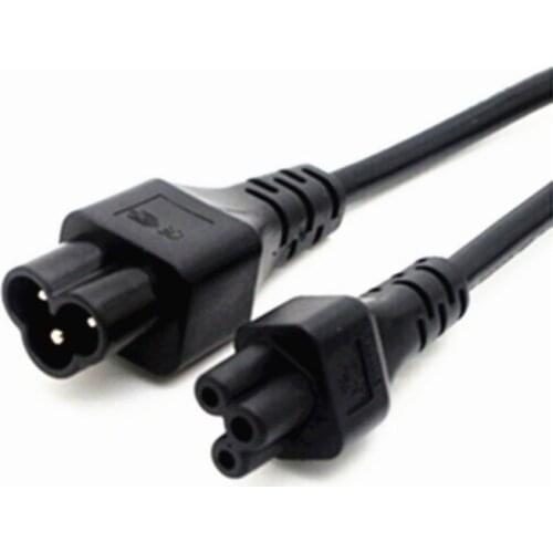 IEC320 C5 Female Plug To IEC320 C7 Male Power Extension Cable Cord C5 To C6 For PDU UPS Cable Converter Cord 0.6m/2ft