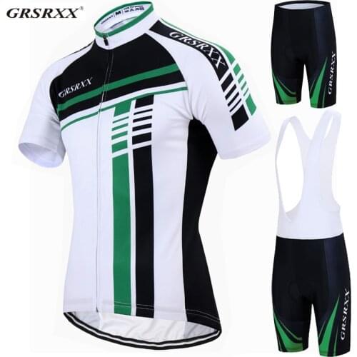 GRSRXX Cycling Jersey Set 2021 Summer Short Sleeve Quick-Dry Bike Riding Uniform MTB Mountain Bike Racing Cycling Set