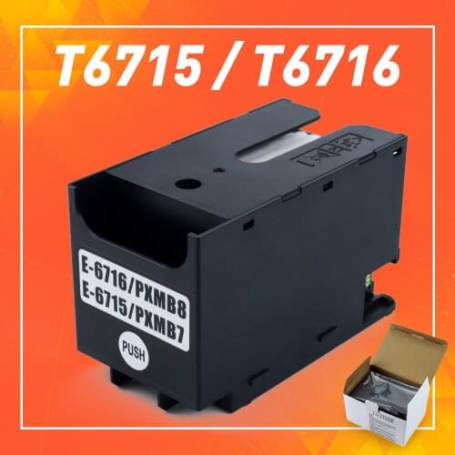 Ink Tank Maintenance Box for Epson Printer T6715 T6716 Waste Ink Storage Box for WF4720 WF4730 WF4734 WF4740 EC 4040 4020 4030