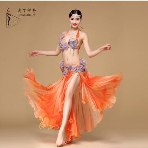 Odin narelle belly dance costumes 2017 new Egypt cup bra set Female Adult Sexy Costumes