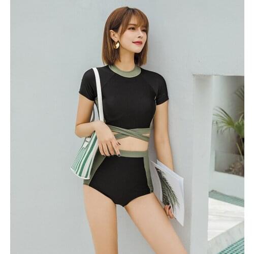 Swimsuit For Girls Bathing Suit Girls Swimsuit For Women Swim Wear 2 Piece Brazilian Biquini Sport Fiber Patchwork Swim Suits