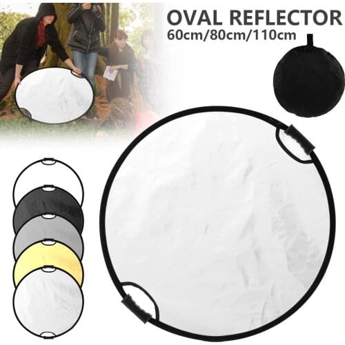 60/80/110cm Background Reflector photography 5-in-1Soft Light Board Lighting Board Baffle Folding Carrying Bag