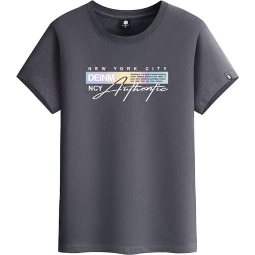 2021 New Summer S-6xl Simple Letter Plus Size Loose Casual Shirt Korean Cotton Men Sports Short Sleeved T-shirt Free Shipping