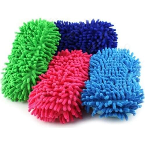 Chenille Car Wash Gloves Brushes Microfiber Soft Car Motorcycle clean detail care Gloves Car Styling accessories