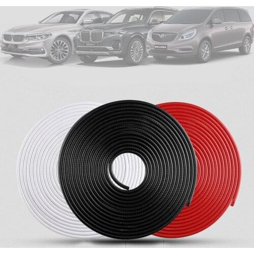 Car Door Protector 10M Universal Car Door Seal Edge Scratch Sealing Strip Guard Trim Automobile Door Decoration Accessories