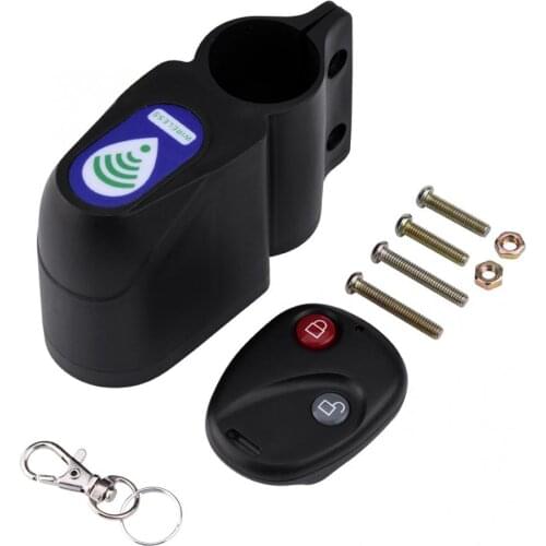 Anti-theft Bike Lock Wireless Remote Control Bicycle Alarm Lock Vibration Alarm Mountain Road Bike Bicycle Cycling Security Lock