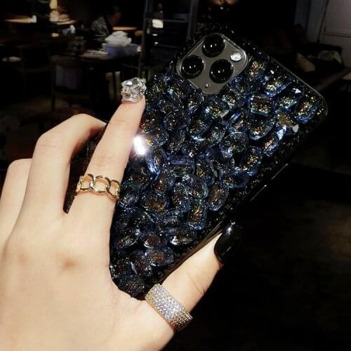 Luxury Bling Diamond Gold Foil Case Cover For Samsung Galaxy Z Flip Z Fold 2 W21 5G Fashion Clear Crystal Cover Funda