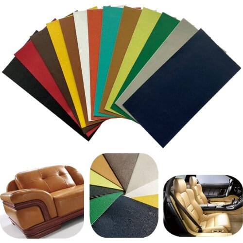 Self Adhesive Fine lines Leather Patches For Sofa Bag Car seat Stick-on Repairing Subsidies PU Fabric Glue Stickers Scrapbook