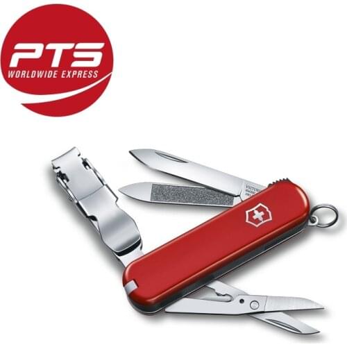 VICTORINOX Vickers Swiss Army Small Pocket Knife with Nail Clipper Portable Tactical 8 in 1 MultiFunction Folding Tool Equipment