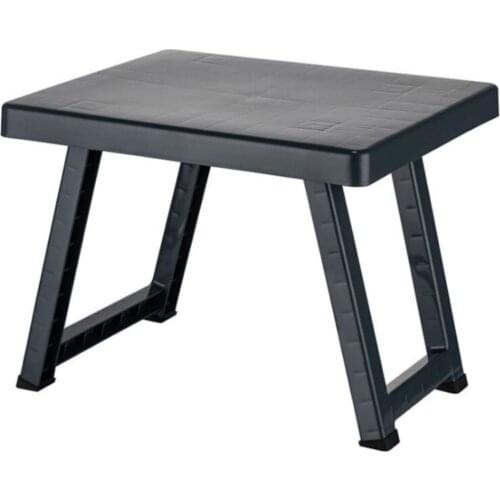 Folding Plastic Coffee Table Anthracite Portable Camping Table 5hafi easy to use home bahça picnic eb preferred special design Width 49.5 cm Height 37.5 cm Depth 39 cm