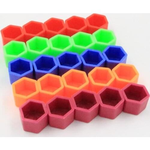 19mm 20Pcs Automotive Silicone Wheel Screw Protective Cap for Audi A4 B6 A3 A6 C5 Q7 A1 A5 A7 A8 Q5 R8 TT S4 S5 S6 S7 S8 SQ5