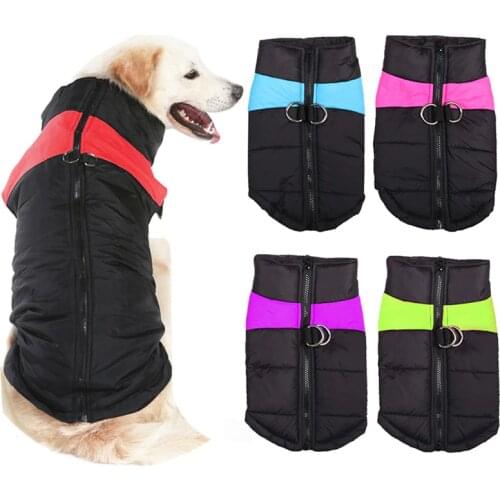 Waterproof Big Dog Coat Winter Warm Clothes For Medium Large Dogs Golden Retriever Pitbull Vest Jackets Pet Clothing Outfits 7XL