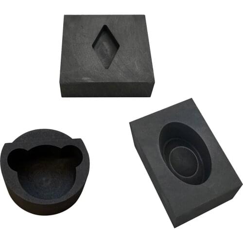 High Purity Graphite Ingot Mold,Jewelry Gold Silver Torch Melting Casting Mould, Corrosion Resistance