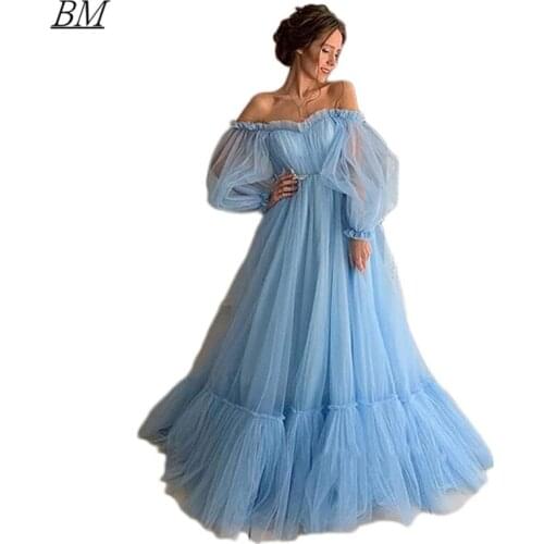 2021 New Sexy Blue Pink Prom Dresses Lace Beads Applique Pageant Long Formal Evening Party Gowns Gala Robe De Soiree