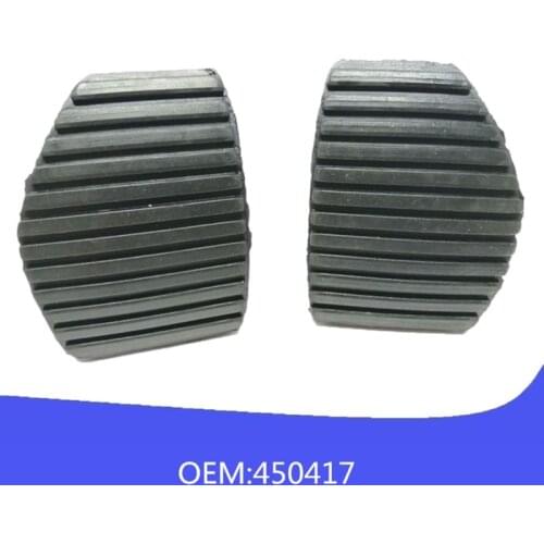 1Pair Clutch Brake Pedal Rubber Cover For Peugeot for Citroen 207 308 OE450417