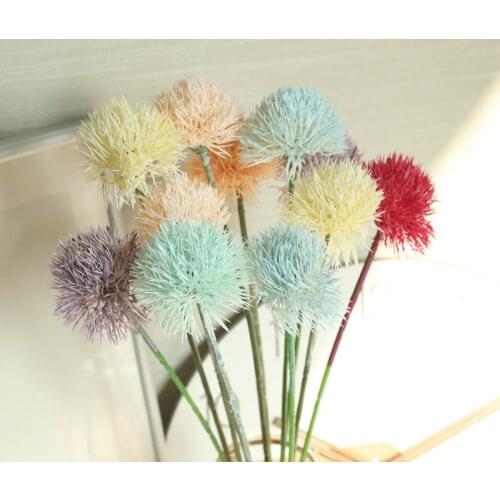 1Pc Artificial Dandelion Flower Plastic Hyacinth Flower Wedding Decoration for Home DIY Flower Craft Supply
