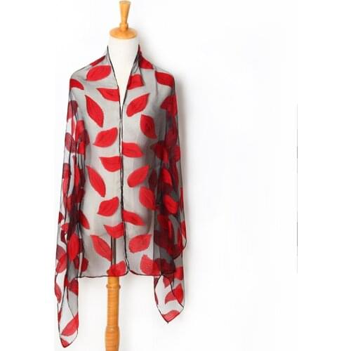 180*72cm New Summer Print woman Scarf Oversized CLeaves hiffon Scarf Women Pareo Beach Cover Up Wrap Sarong Sunscreen Long Cape