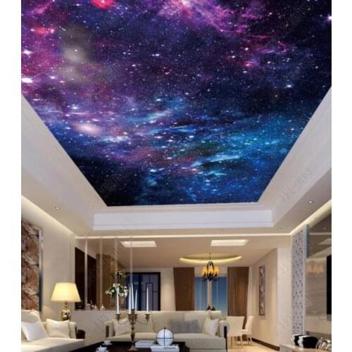 1819 Universal Nebula Printing stretch ceiling film for workshop ceiling decoration