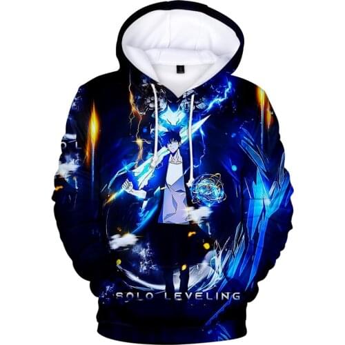2021 Solo Leveling Hoodie 3D Print Sweatshirt Long Sleeve Women Men Tracksuit Harajuku Streetwear Korean Manga Clothes