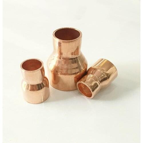 32mmX28.6mm Inner Diameter Copper End Feed Straight Reducing Coupling Plumbing Fitting Scoket Weld Water Gas Oil