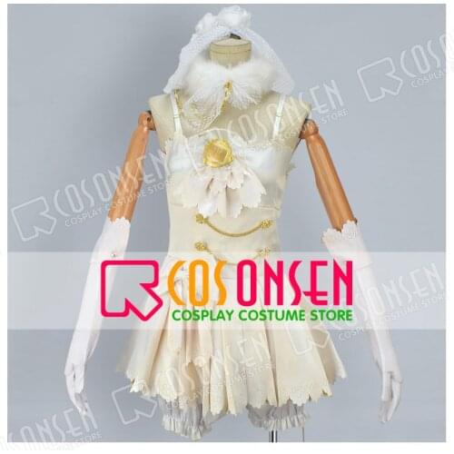 COSPLAYONSEN Love Live! School Idol Project Wedding Dress Idolized Rin Hoshizora Cosplay Costume