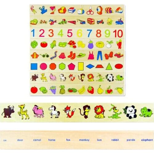 Wooden Baby Sorting Box Toy Category Sorting Matching Game Educational Toys