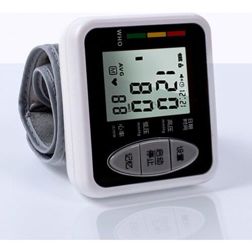 W02 Home Electronic Hematomanometer Accurate LCD Display Electronic Oscillometric Measurement Hematomanometer