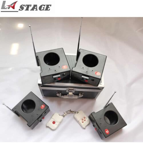 Cold Firework Ignition Machine Wireless Remote Pyrotechnics 4/8 Cues Receiver Stage Equipment Fountain System 8 Base Firing
