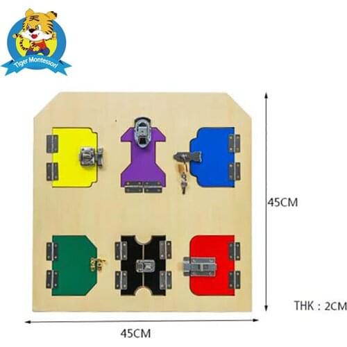 Montessori Latch Board toy
