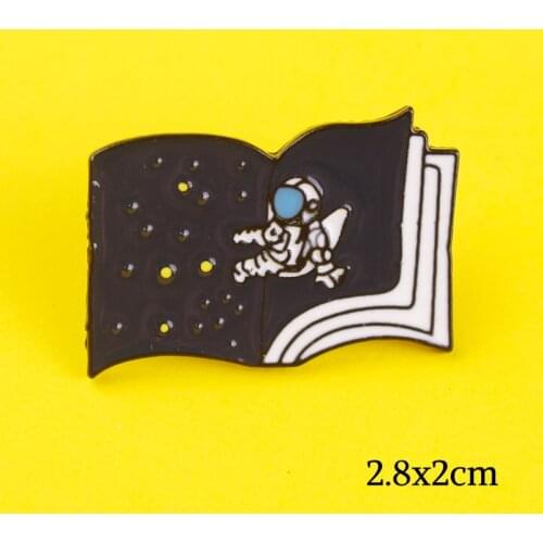 Cosmic Planet Enamel Pins Mysterious Metal Badges For Clothes Jeans Jackets Brooch Backpack Lapel Pin Bag Badge Gifts Stripes