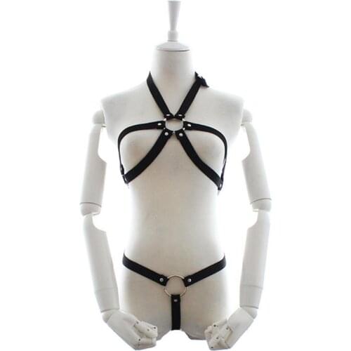 Leather Clothes Sex Toys Bondage Flirting Bundle Bondage Flirting Clothing