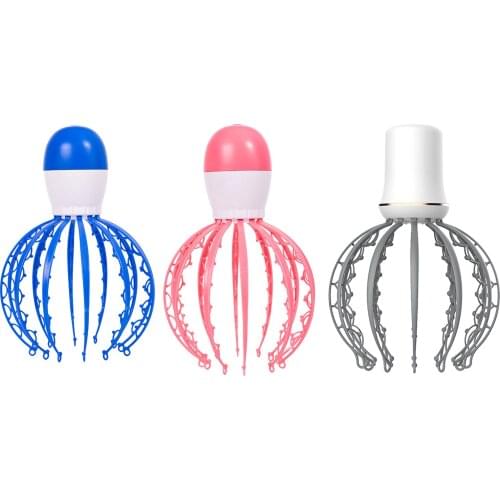 Octopus Head Massage Machine Scalp Head Massager for Hair Stimulation Body Relaxing Soul Extractor Tool Relieve stress Machine