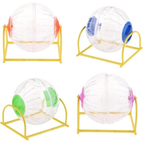 Pet Hamster Exercise Running Playing Ball Transparent Ball Small Animals Exercise Ball Pink Blue Green Orange Colors