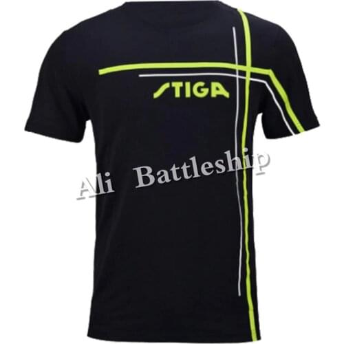New arrival original Stiga Table tennis clothes sportswear quick dry short sleeved men ping pong Shirt Badminton Sport Jerseys