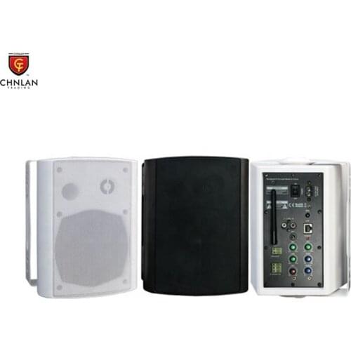CHNLAN WS67 Pair 2x25w 5 inch Coaxial Wireless Powered IP POE Smart WIFI Wall Speaker