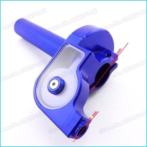 Pit Dirt Bikes Blue CNC Twist Throttle For 50 70cc 90cc 110cc 125cc 140cc 150cc 160cc YCF KLX Atv Quads TTR SDG SSR