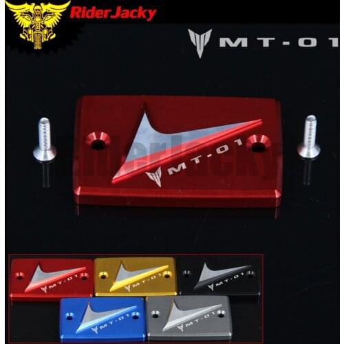 RiderJacky Red Motorcycle Front brake Fluid Reservoir Cap Cover For YAMAHA MT-01 MT01 MT 01 2006-2010 2007 2008 2009