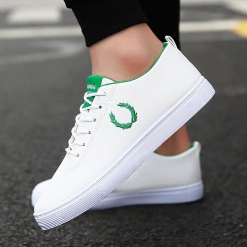 Spring Autumn White Shoes Men Shoes Casual Shoes Fashion Sneakers Street Cool Man Flat Shoes Footwear zapatos de hombre H619